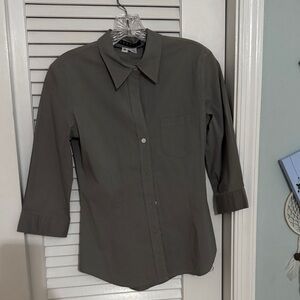 Theory Women's Gray Blouse